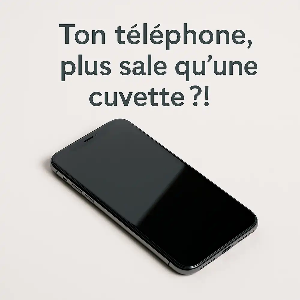 Ton téléphone plus sale que ta cuvette Ton téléphone plus sale que ta cuvette