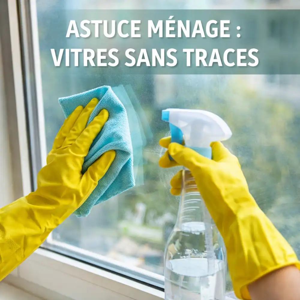 Vitres sans traces (simple et rapide)