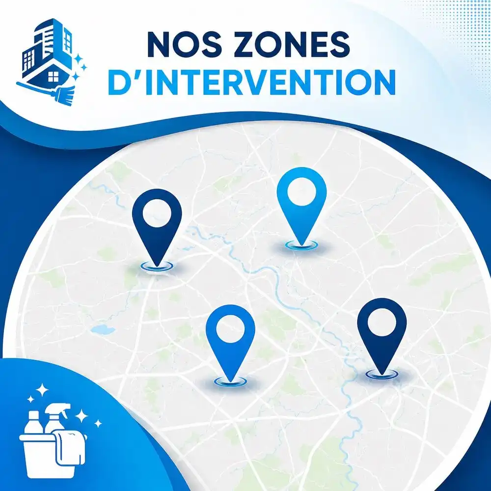 Nos zones d'intervention
