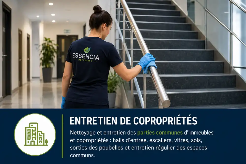 Pensez ESSENCIA pour l'entretien de vos copropriétés