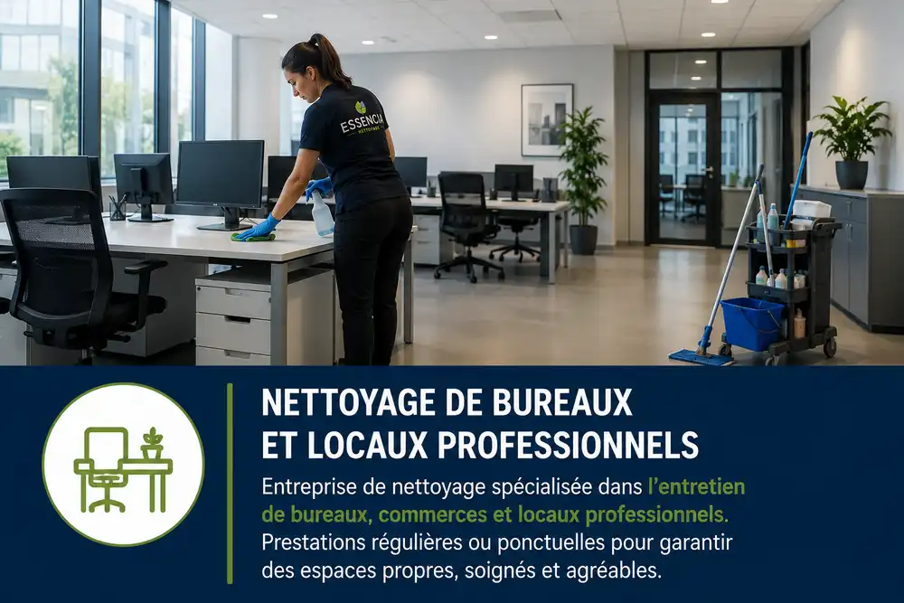 Essencia s'occupe aussi de vos bureaux et locaux pros