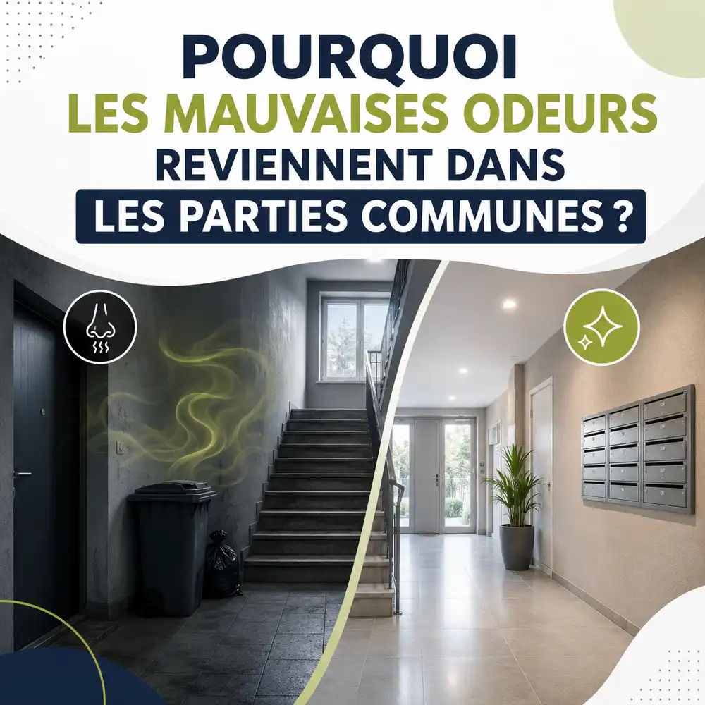 Pourquoi les mauvaises odeurs reviennent dans les parties communes ?