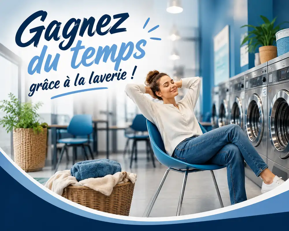 Gagnez du temps grâce a la laverie du Centre à Rives